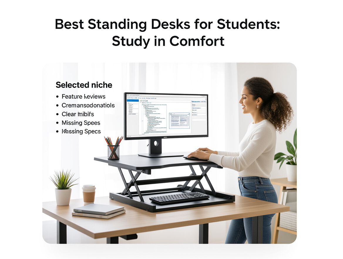 Best Standing Desks for Students: Study in Comfort