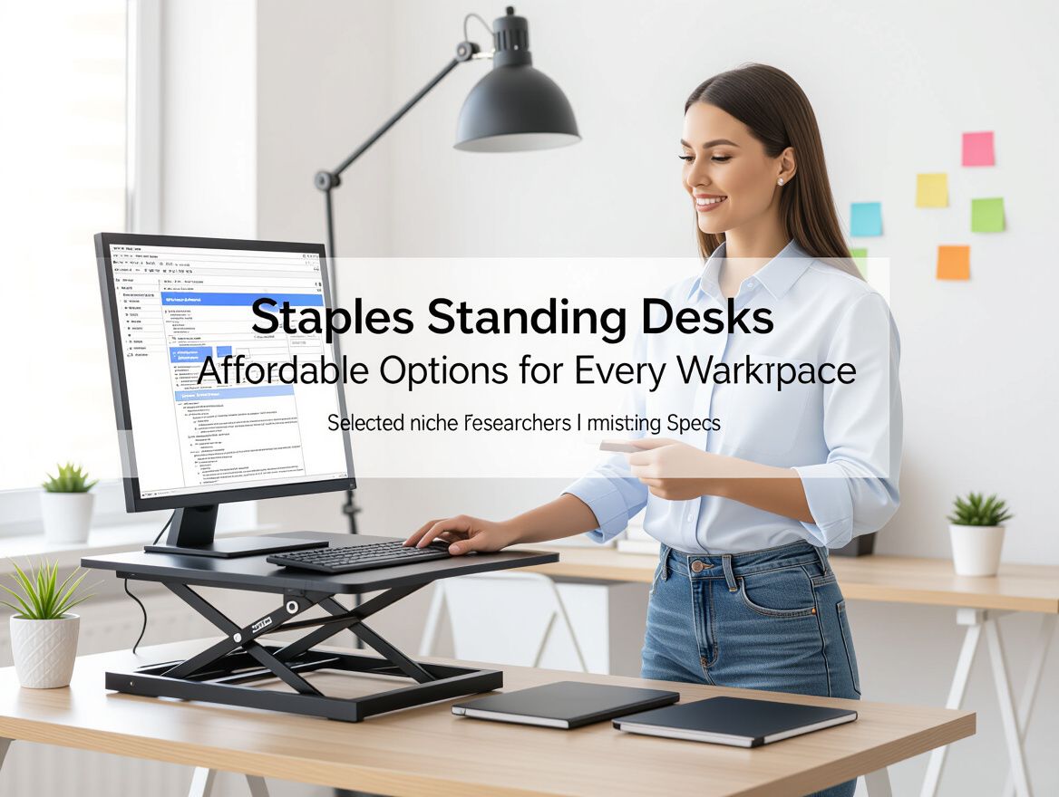 Staples Standing Desks: Affordable Options for Every Workspace